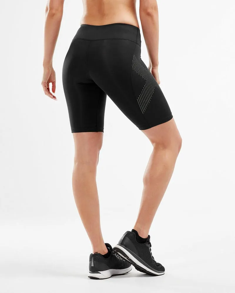2XU Mid-Rise Compression Short - Womens - Black