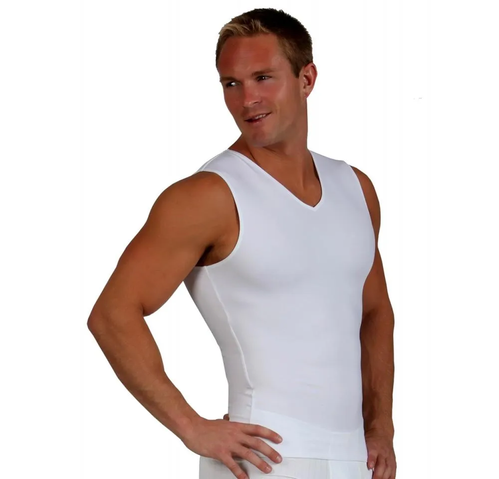 3 Pack Insta Slim High Compression Sleeveless V-Neck Tank VS00N3