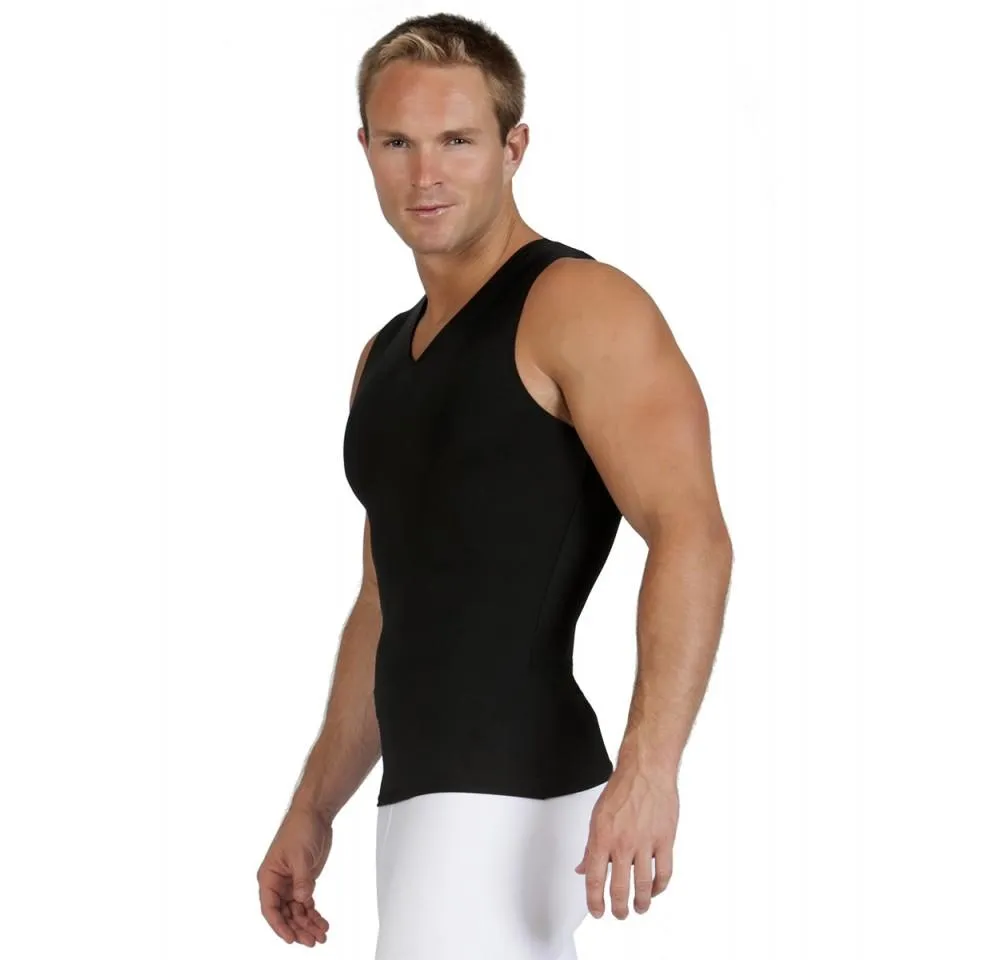 3 Pack Insta Slim High Compression Sleeveless V-Neck Tank VS00N3