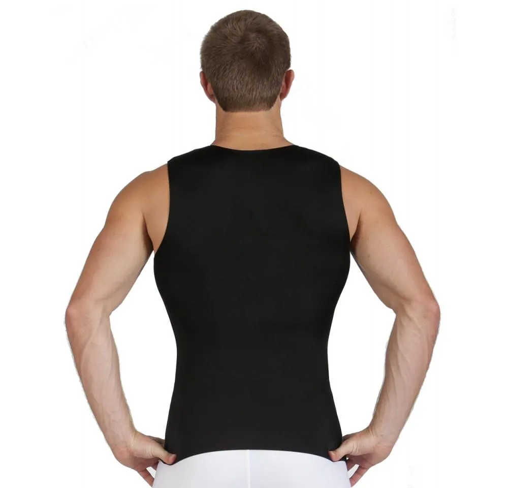 3 Pack Insta Slim High Compression Sleeveless V-Neck Tank VS00N3