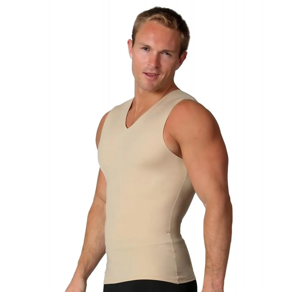 3 Pack Insta Slim High Compression Sleeveless V-Neck Tank VS00N3