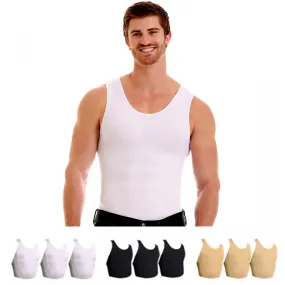 3 Pack Insta Slim Made in USA High Compression Muscle Tank MS0003