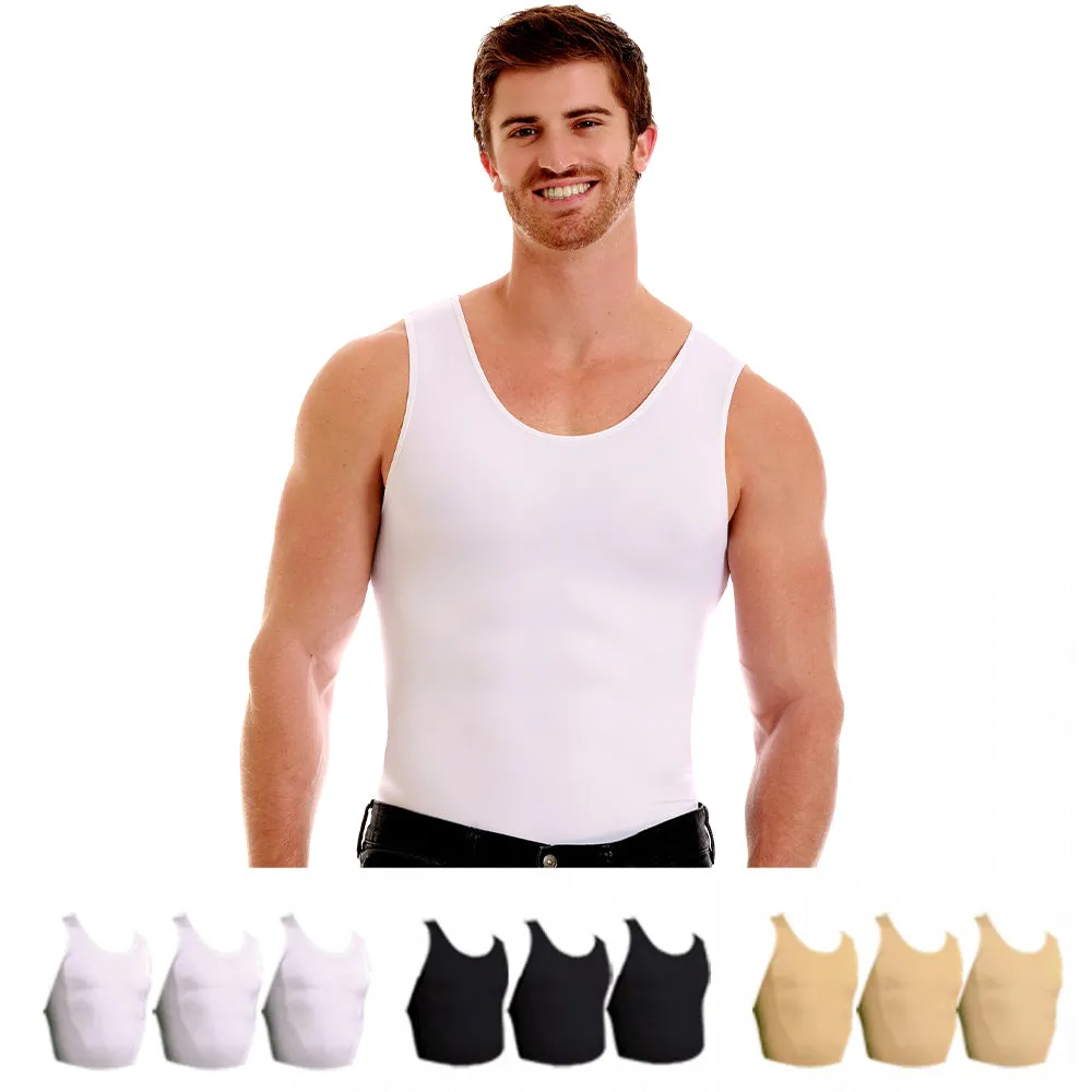 3 Pack Insta Slim Made in USA High Compression Muscle Tank MS0003