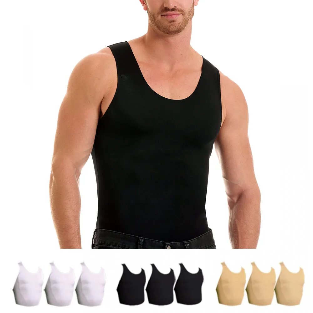 3 Pack Insta Slim Made in USA High Compression Muscle Tank MS0003