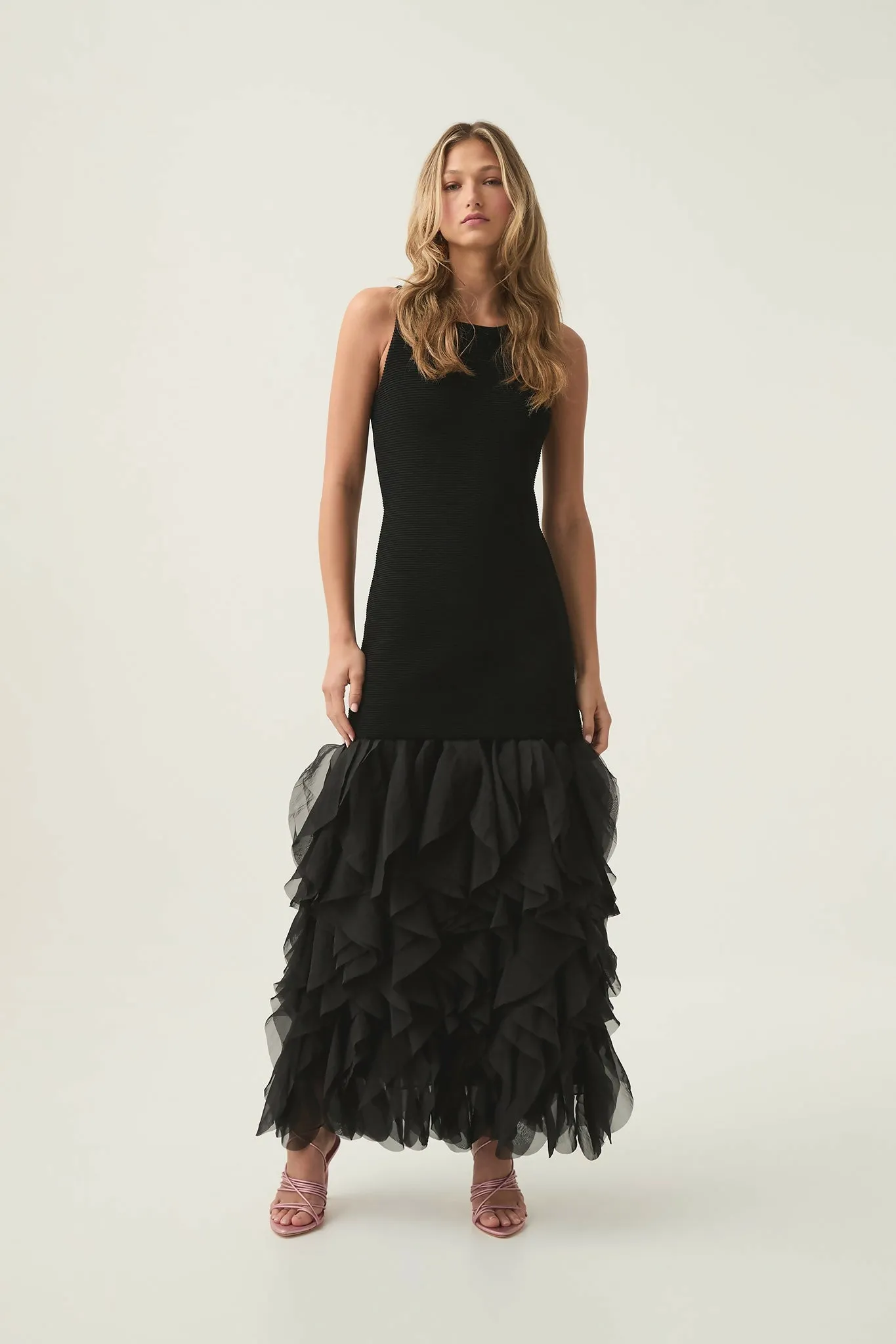 Aje Elations Knit Maxi Dress