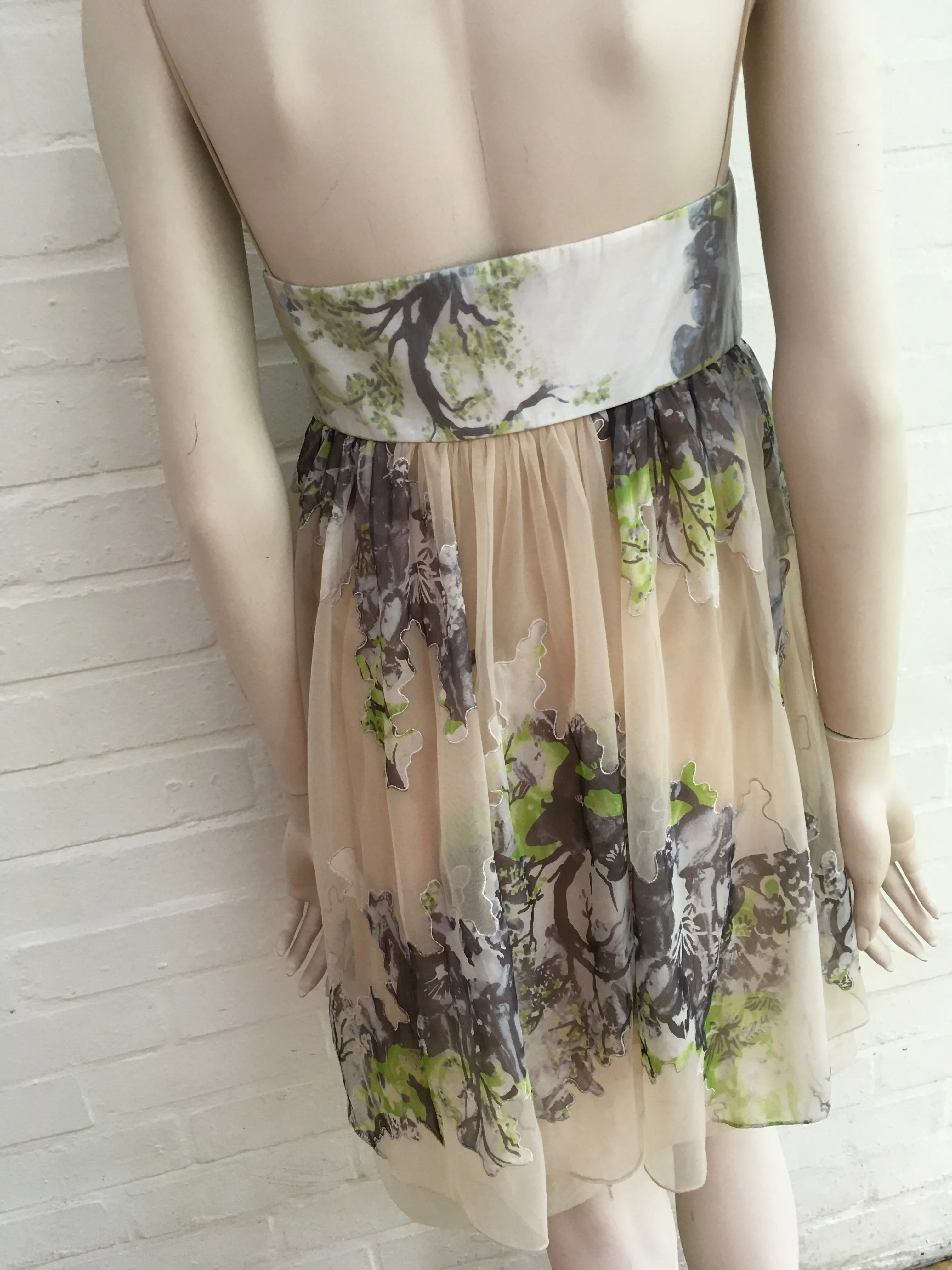 Alessandro Dell'Acqua Sheer Dress Size I 40 S small Ladies