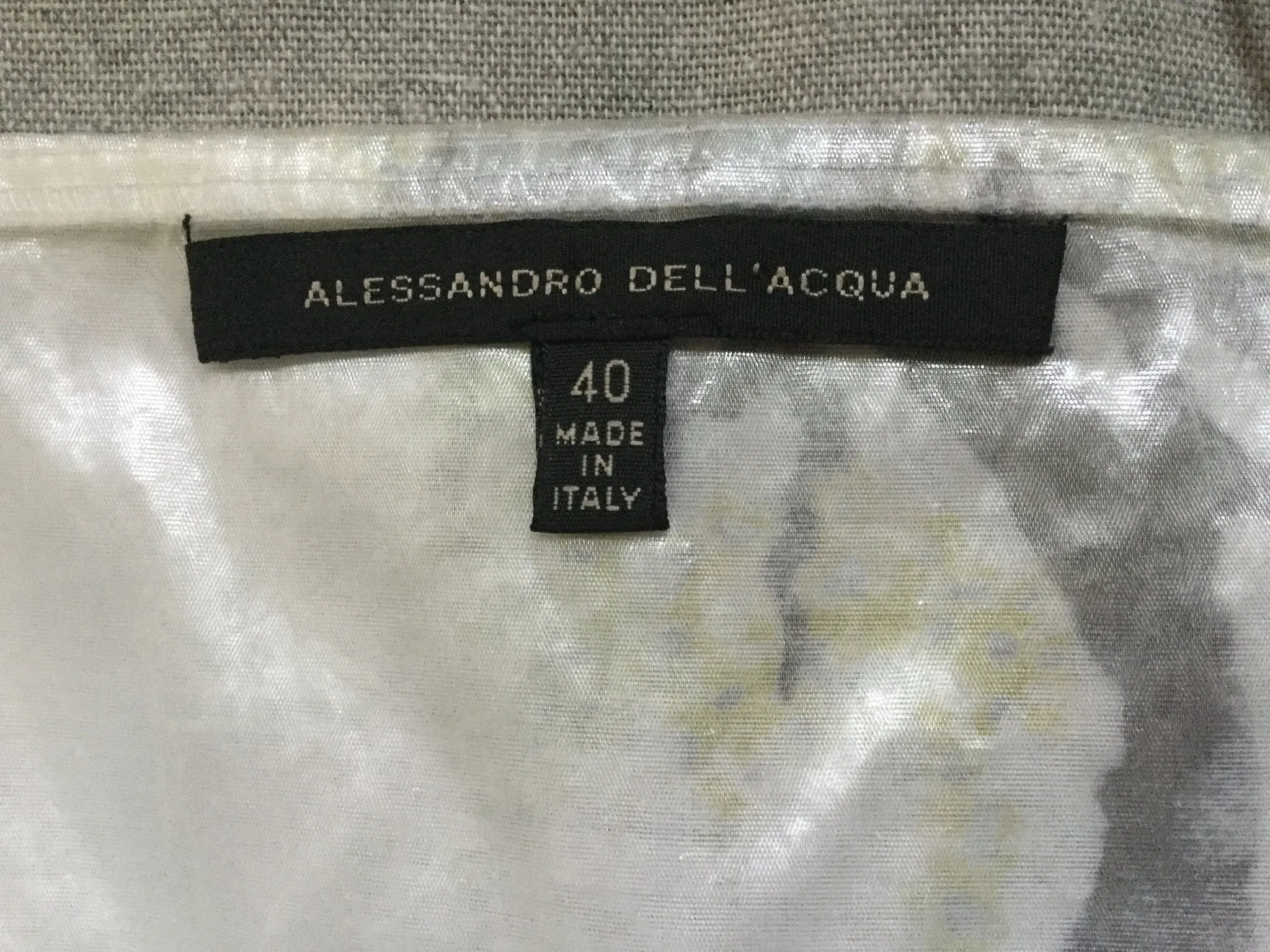 Alessandro Dell'Acqua Sheer Dress Size I 40 S small Ladies