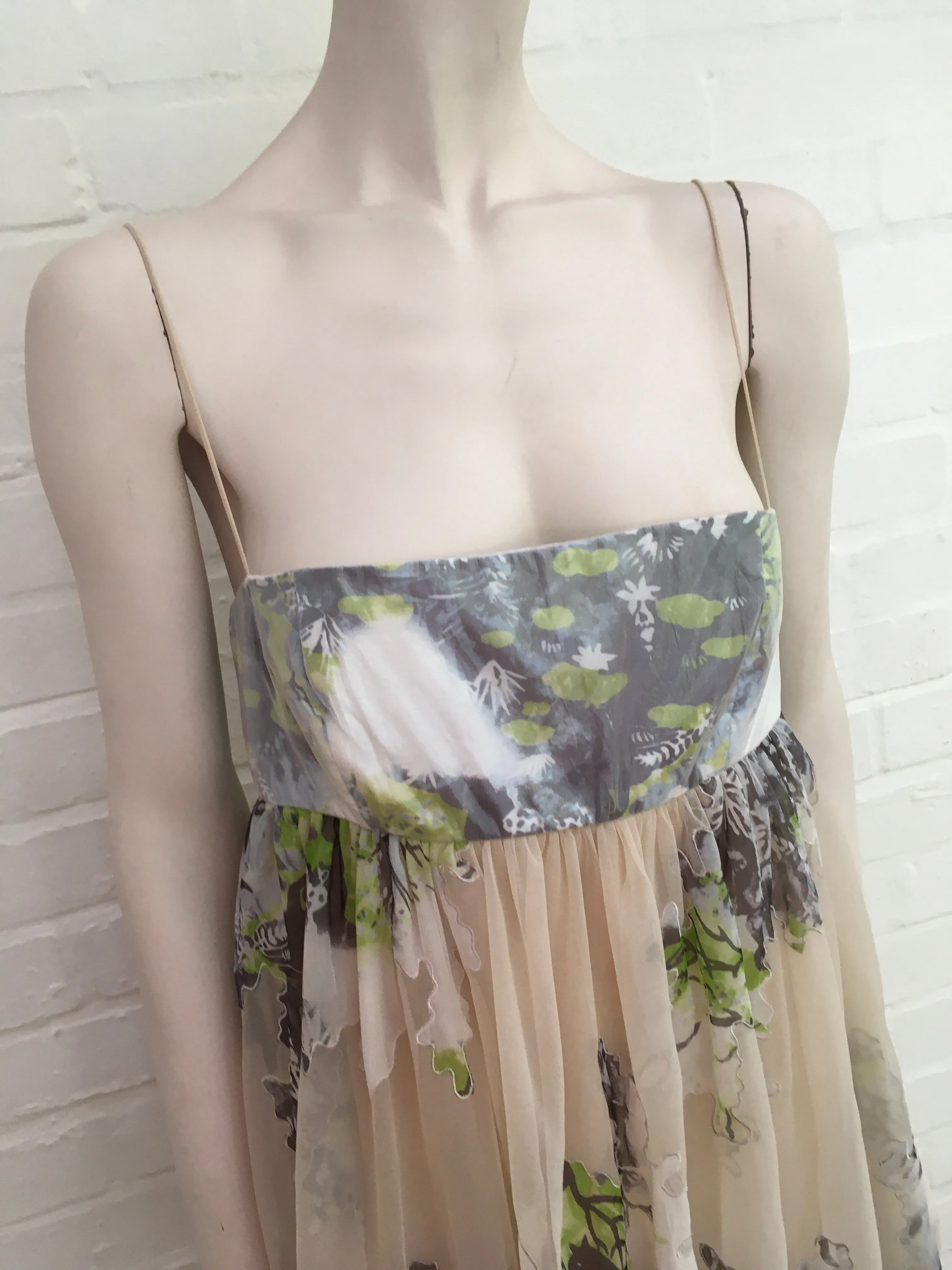 Alessandro Dell'Acqua Sheer Dress Size I 40 S small Ladies