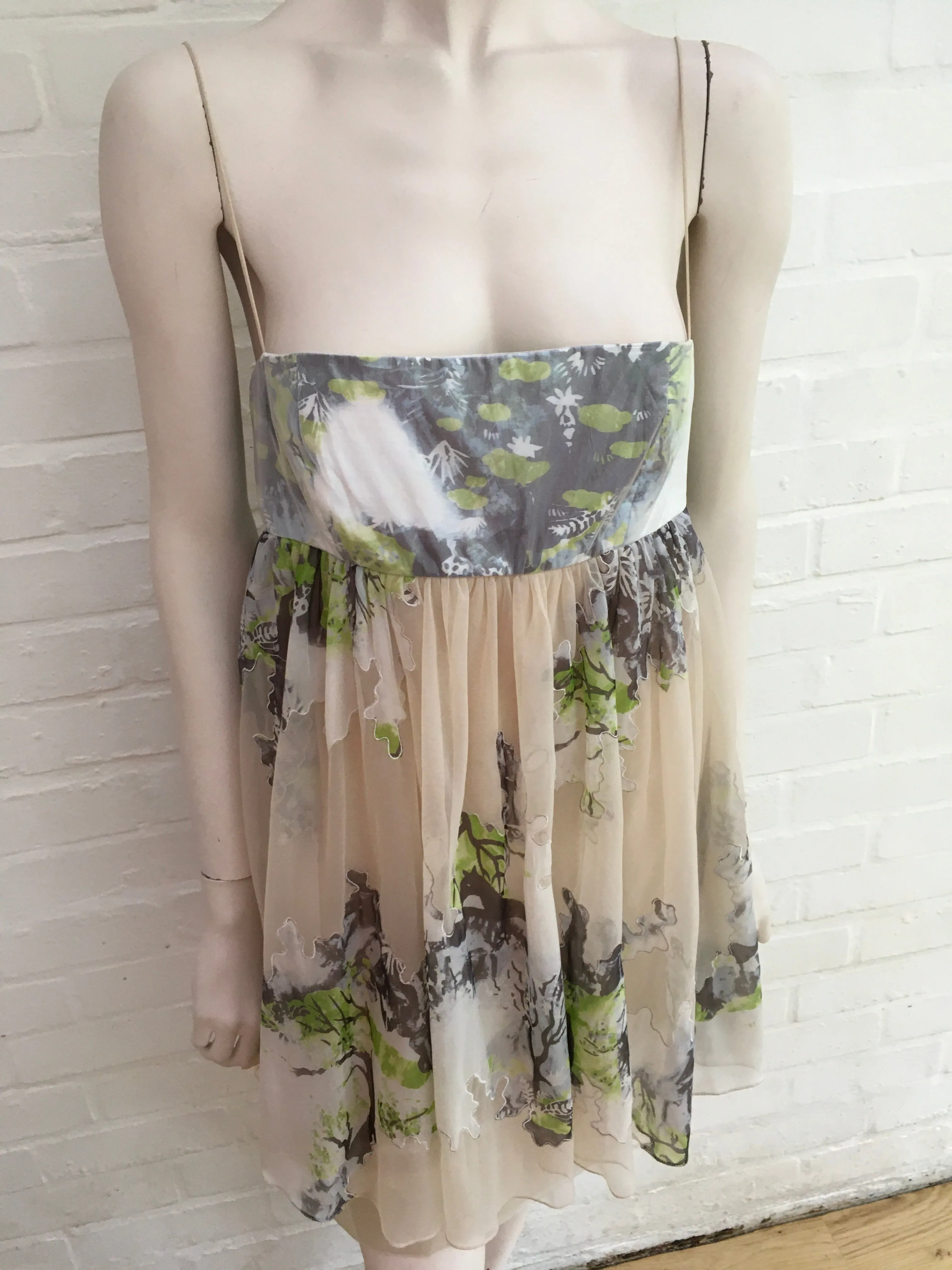 Alessandro Dell'Acqua Sheer Dress Size I 40 S small Ladies