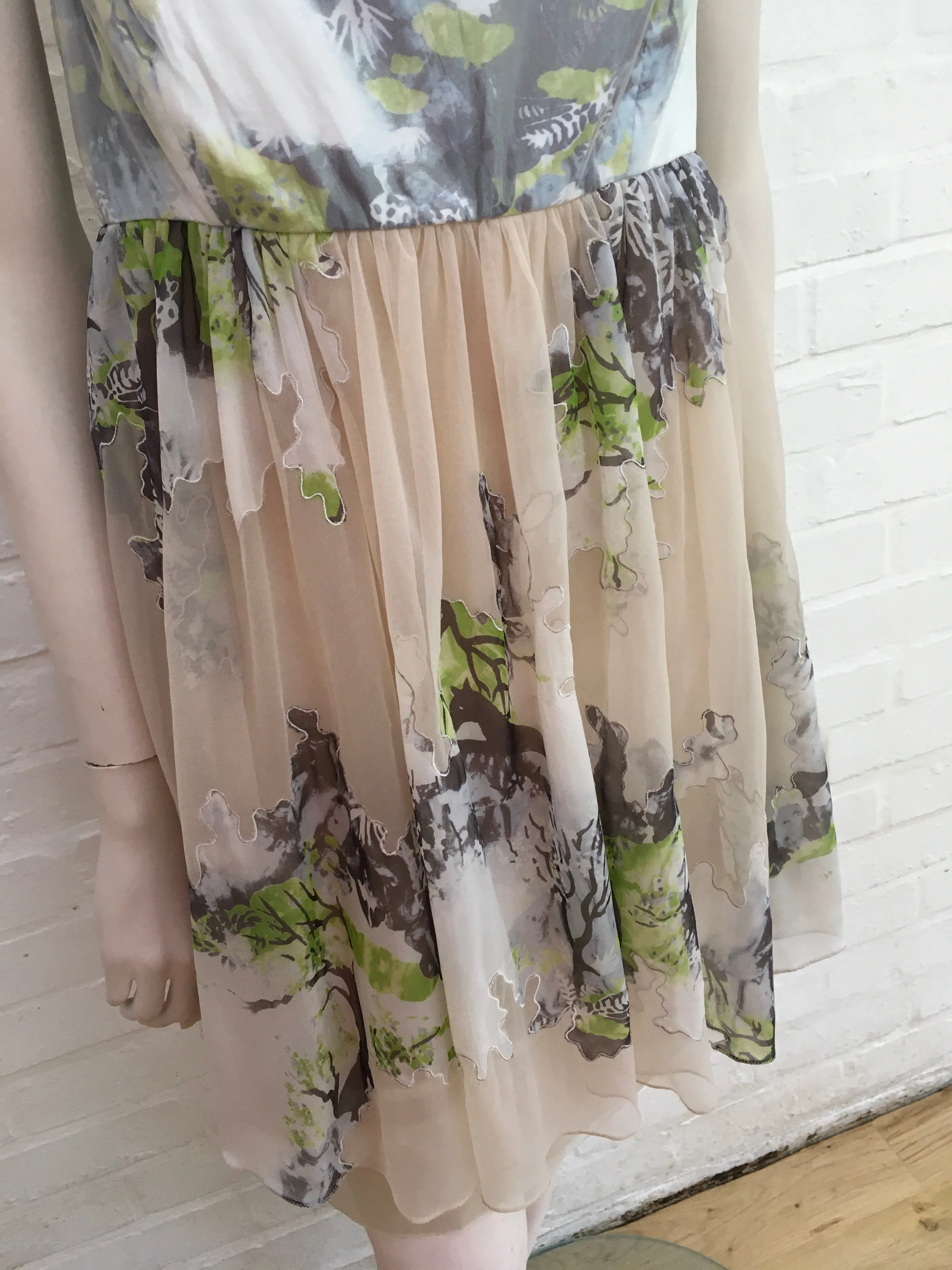 Alessandro Dell'Acqua Sheer Dress Size I 40 S small Ladies