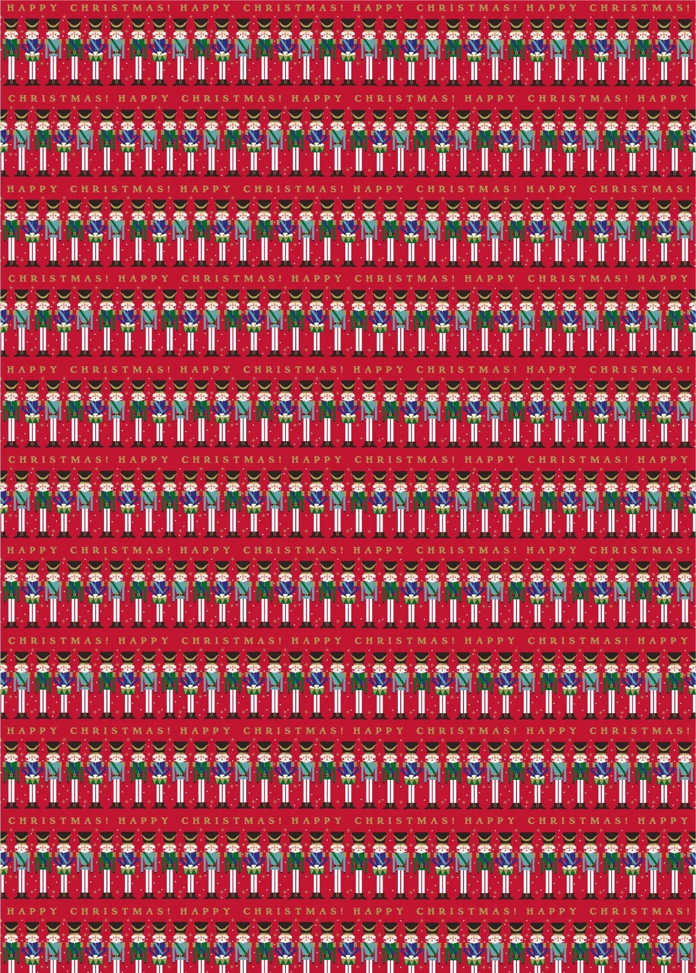 Art File Christmas Nutcracker Roll Wrap