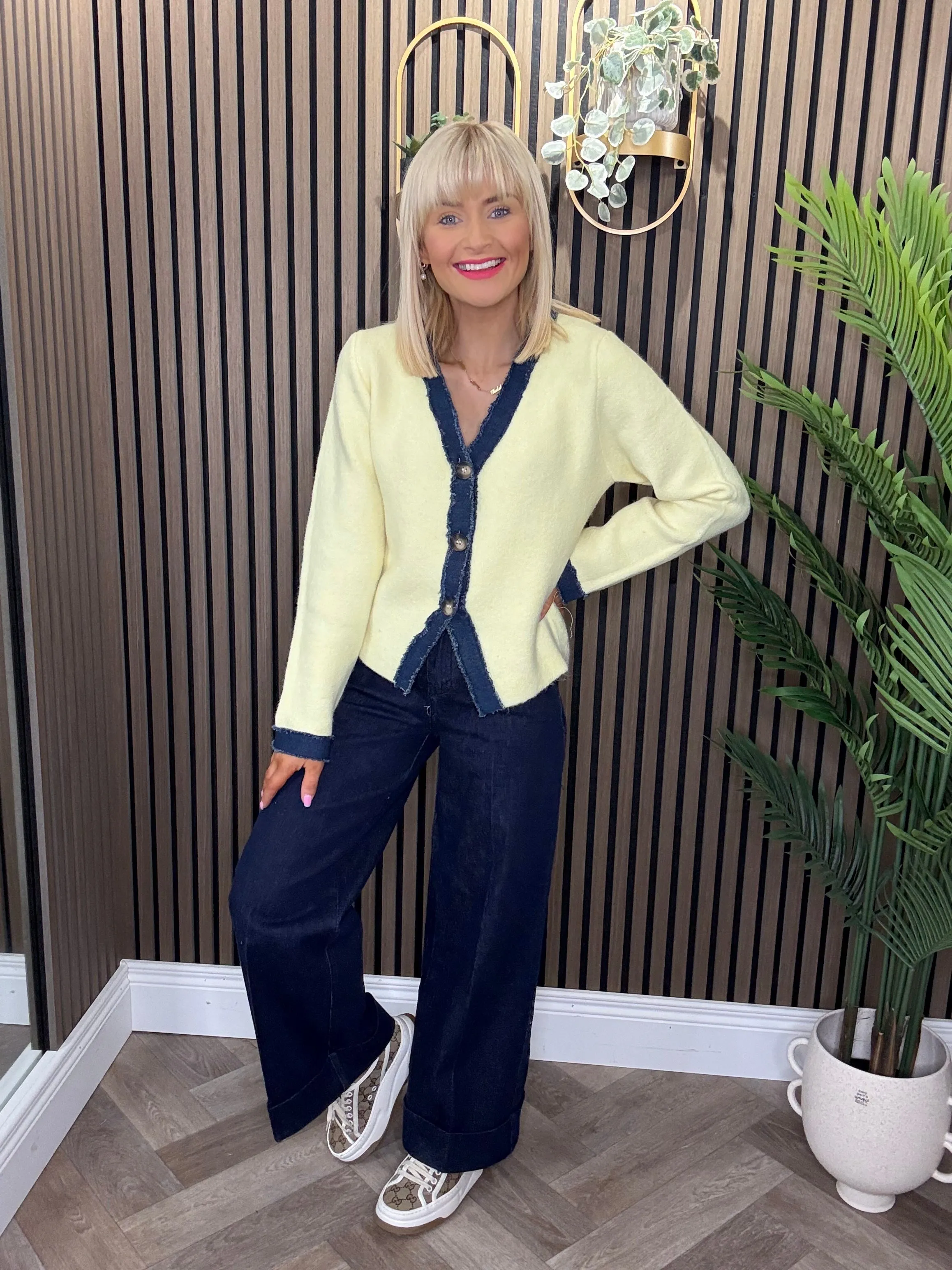 Bailey Cardigan Yellow