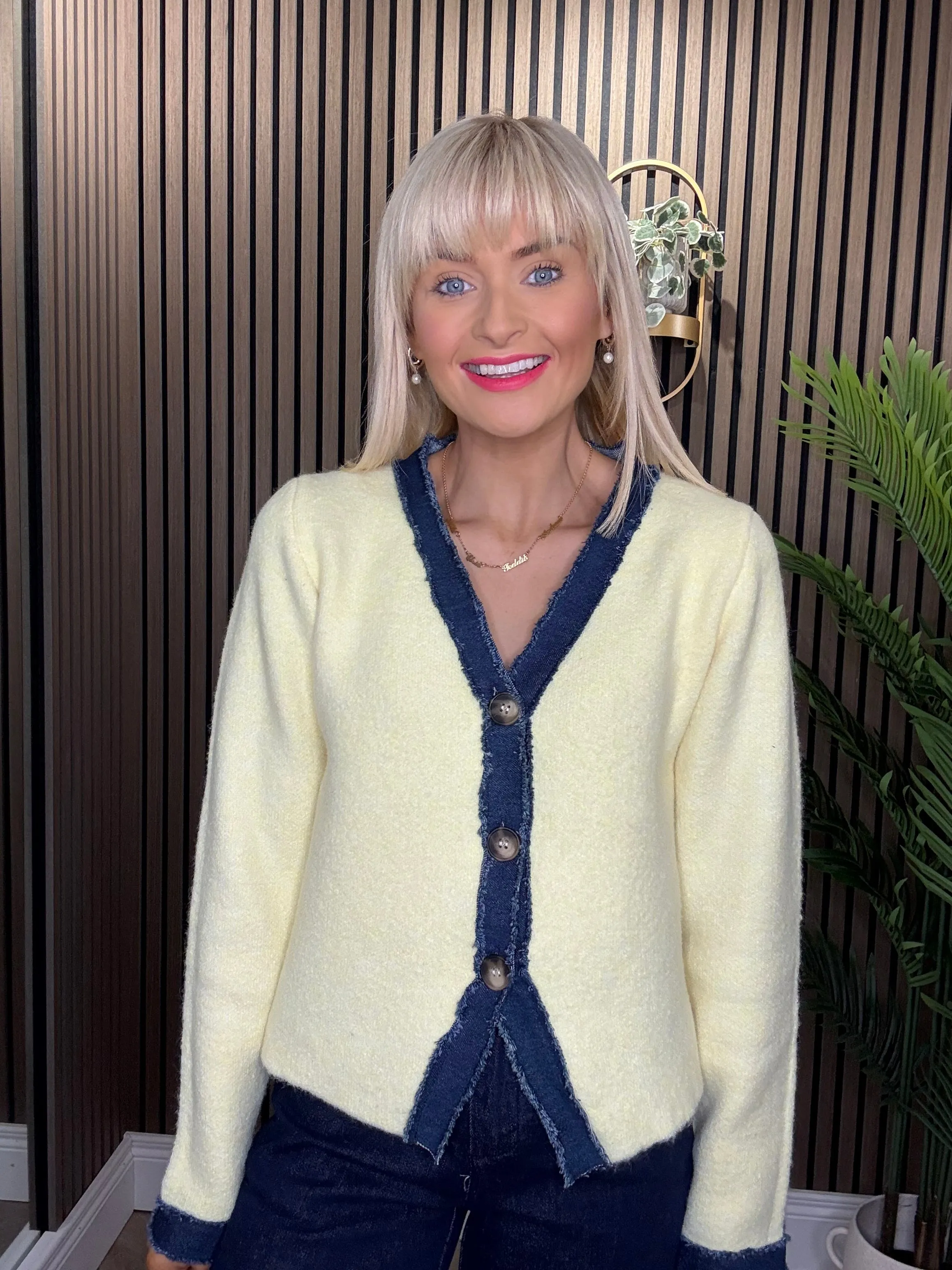 Bailey Cardigan Yellow