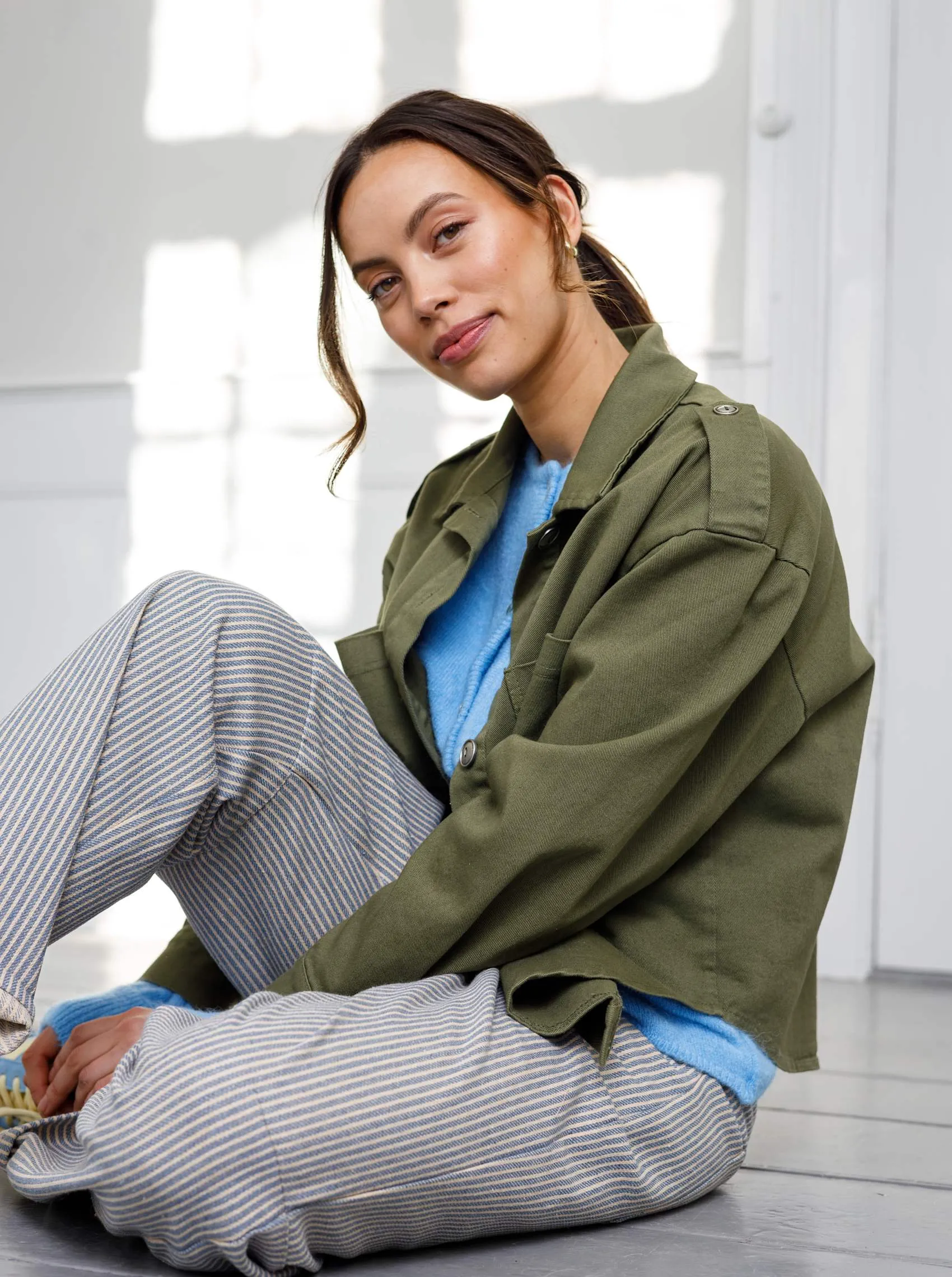 BCBELLA knit cardigan - Sky Blue