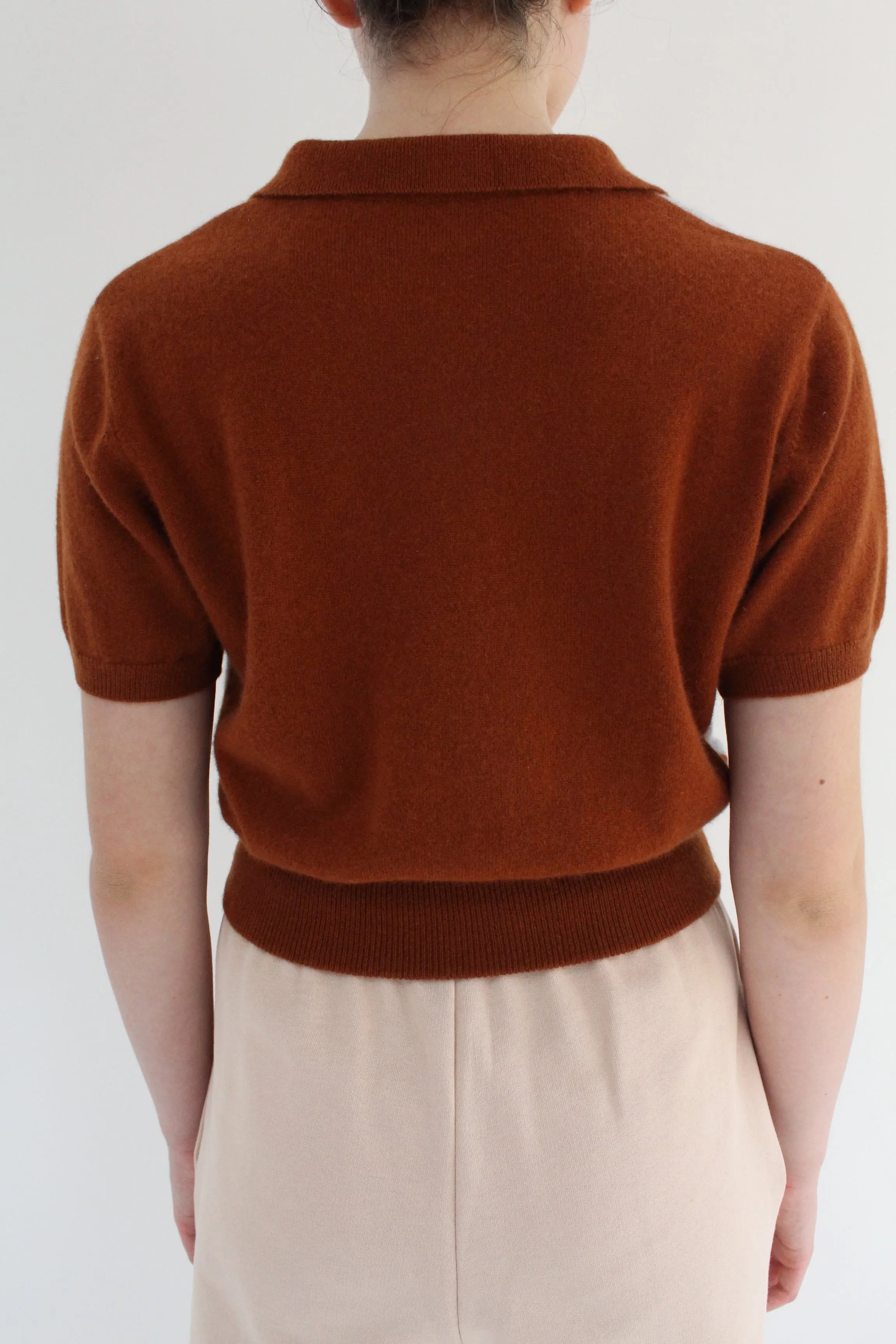 Beklina Fern Sweater Blouse Grey/Chocolate
