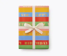 Birthday Wishes Continuous Wrap