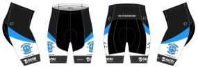 Blue Split-Zero Short Women's - The Cyclery Bike Shop