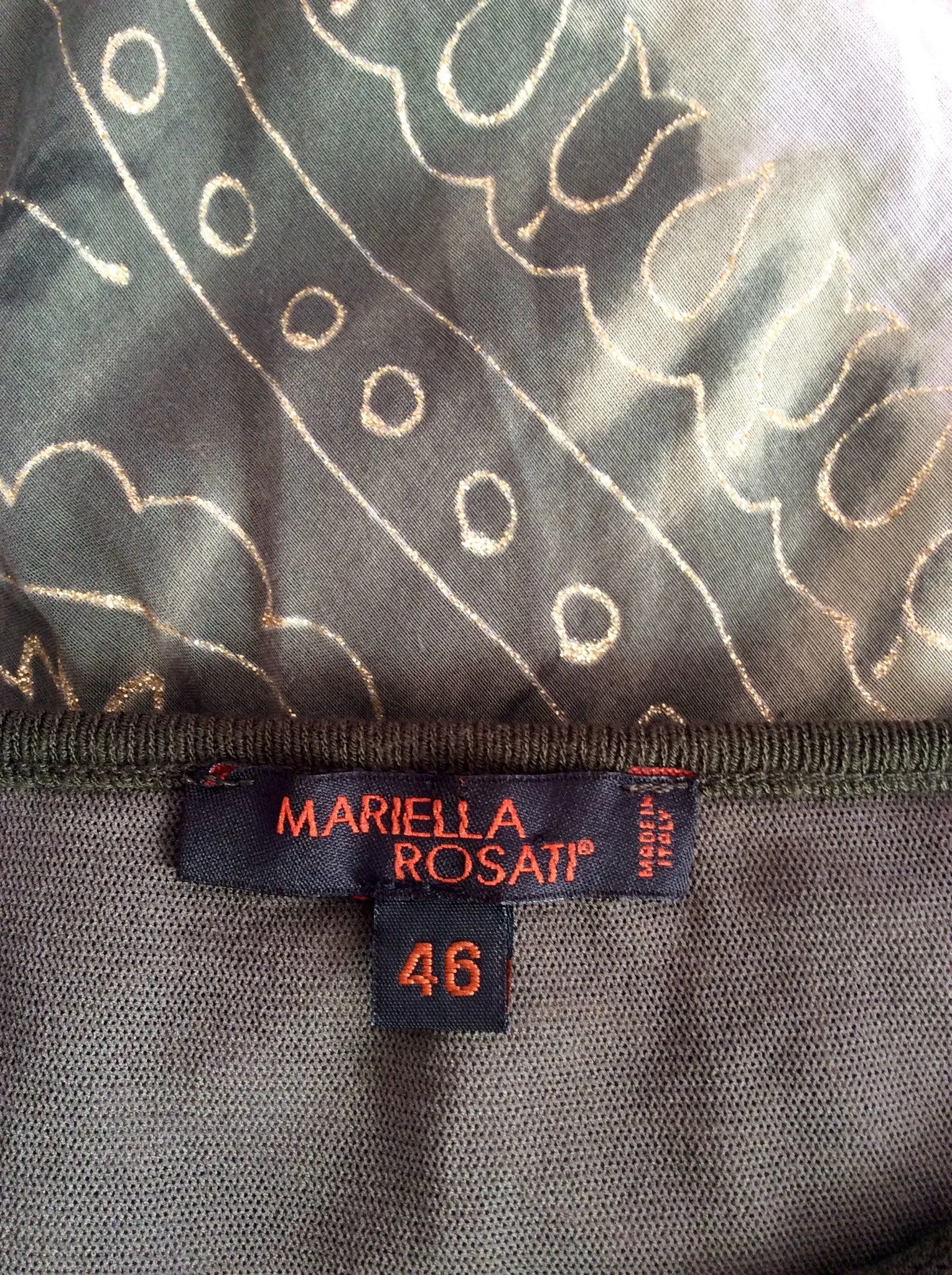 Brand New Mariella Rosati Print Dress & Matching Bolero Top Size 14