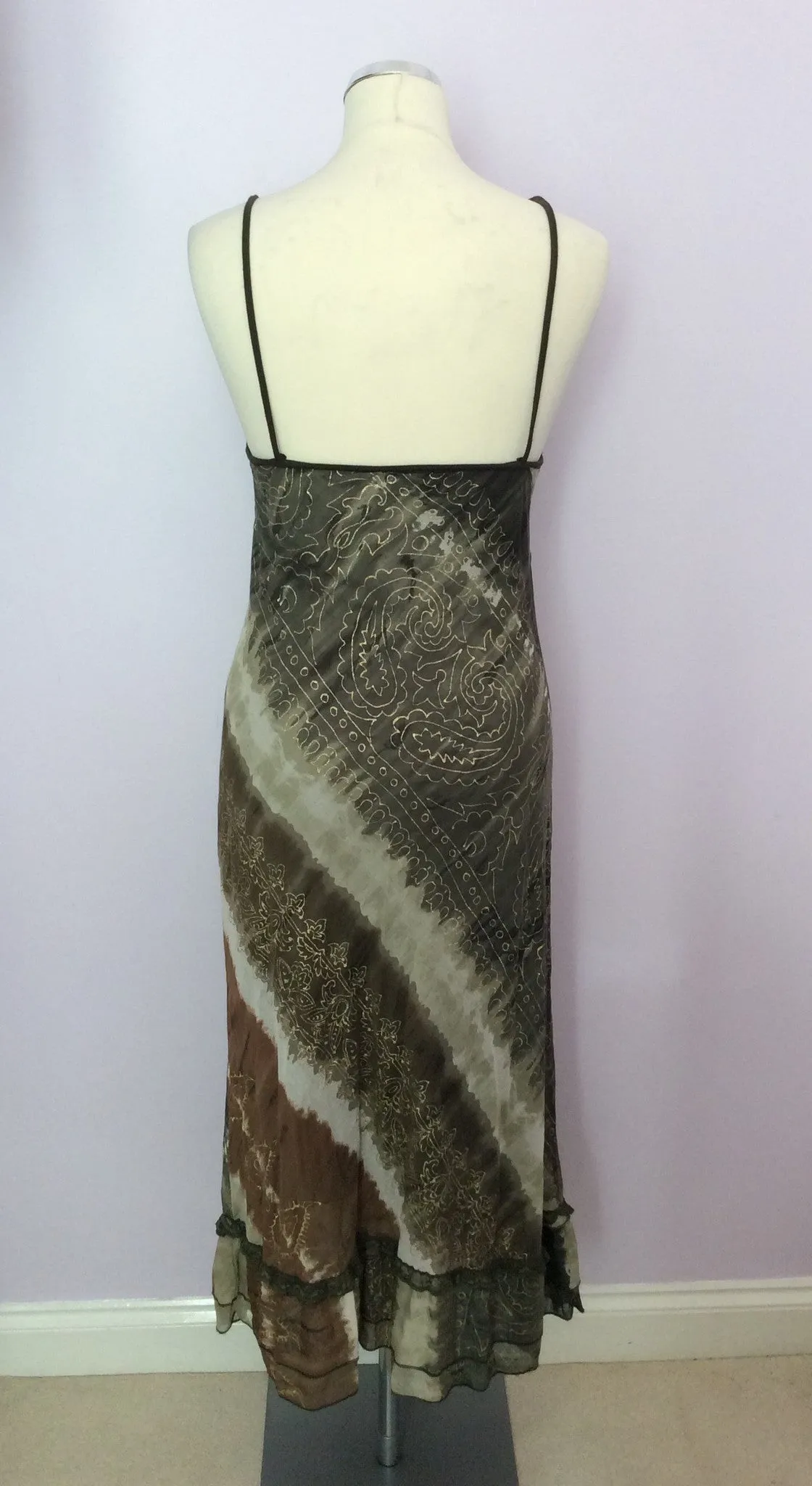 Brand New Mariella Rosati Print Dress & Matching Bolero Top Size 14