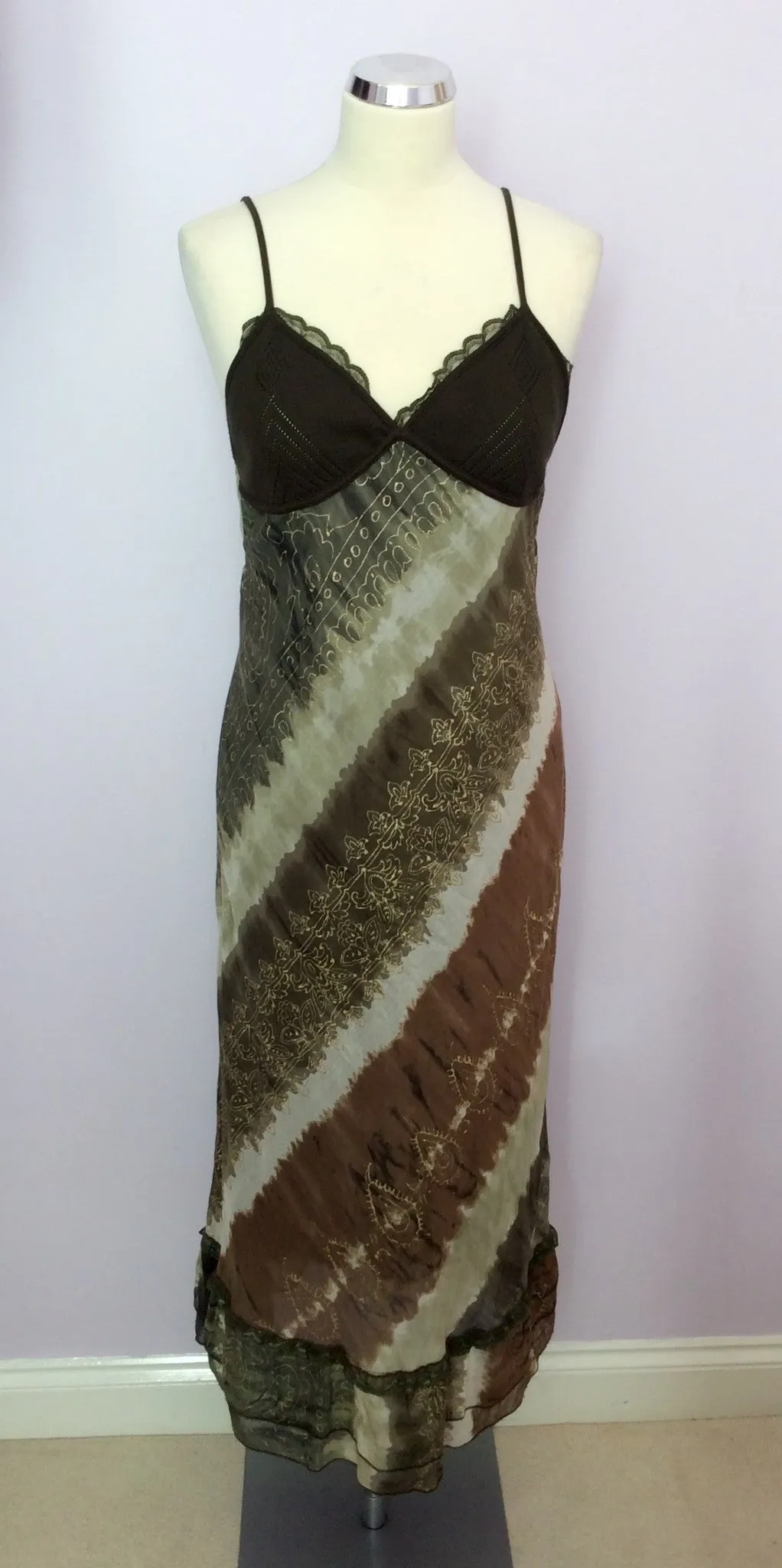Brand New Mariella Rosati Print Dress & Matching Bolero Top Size 14