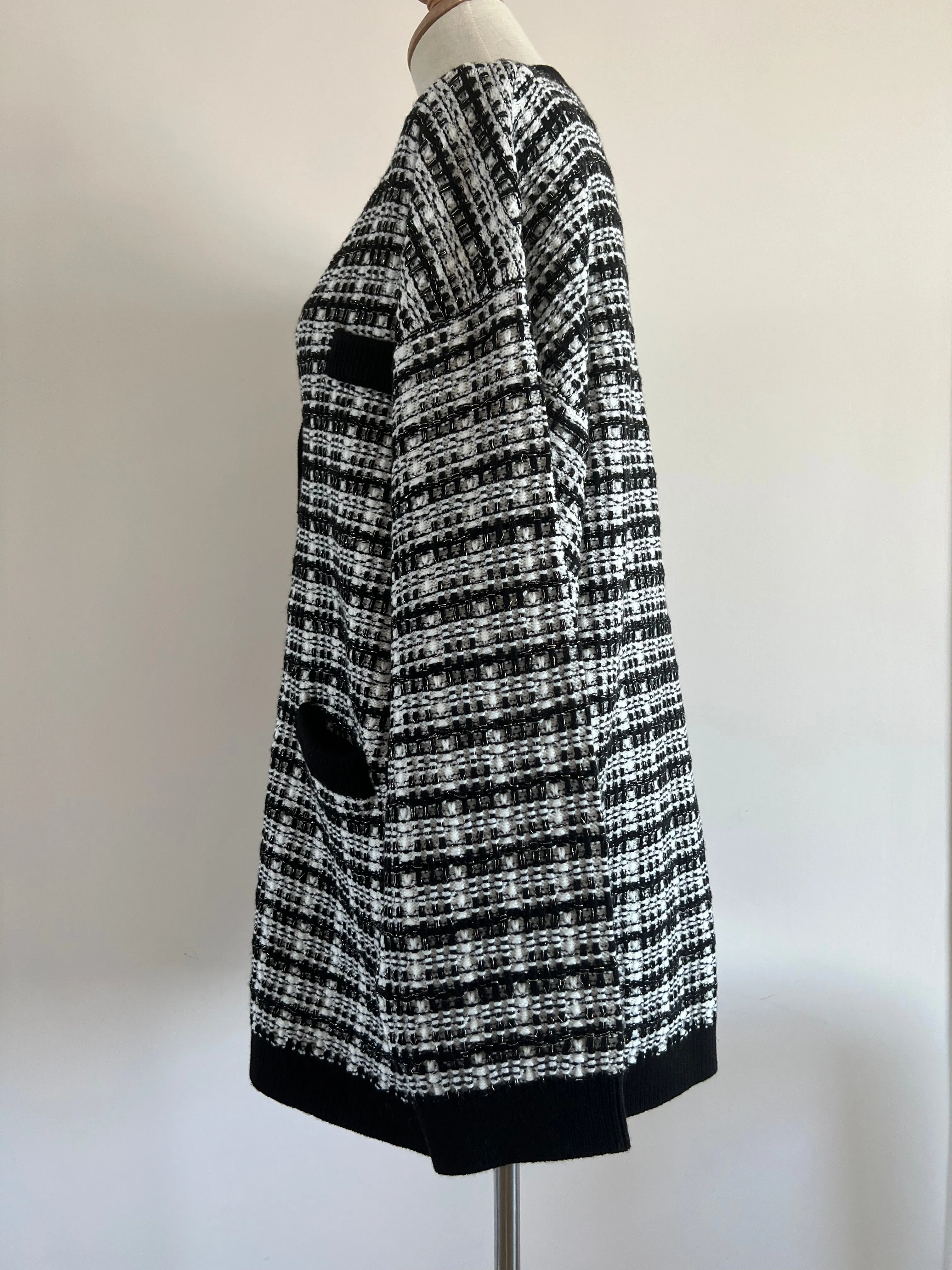 Checkered Cardigan