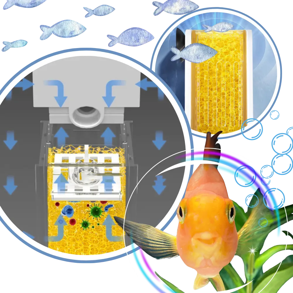 Clog-Resistant Fish Tank Filter Pump