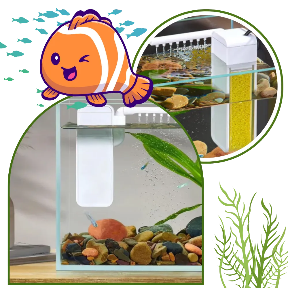 Clog-Resistant Fish Tank Filter Pump