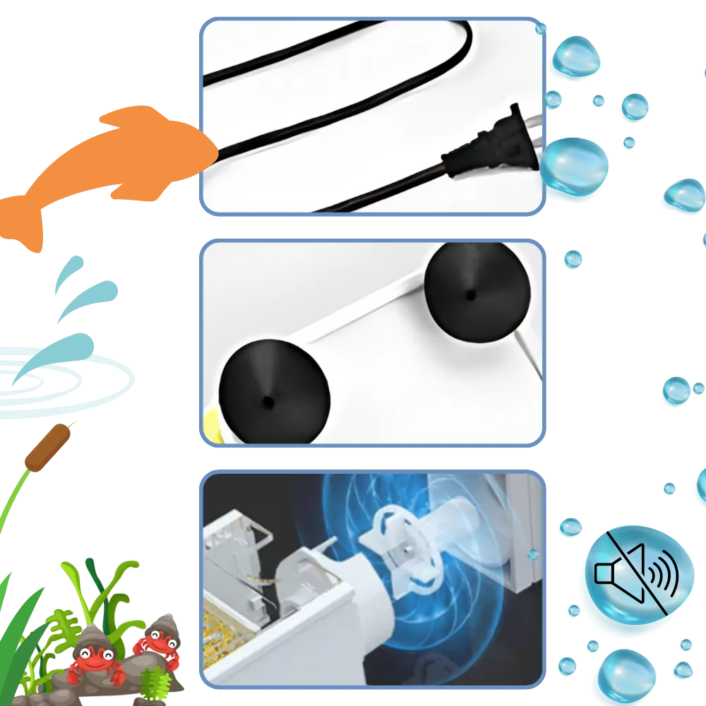 Clog-Resistant Fish Tank Filter Pump