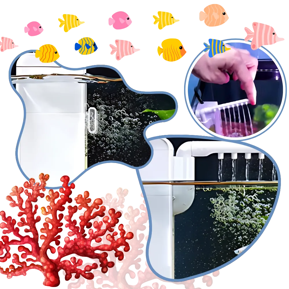 Clog-Resistant Fish Tank Filter Pump