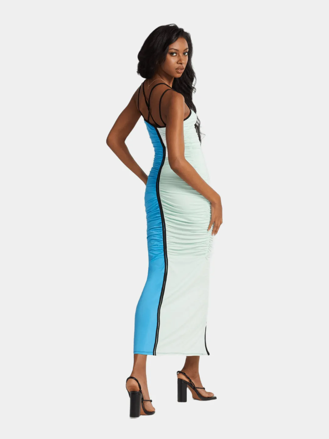 Colorblock Knit Dress
