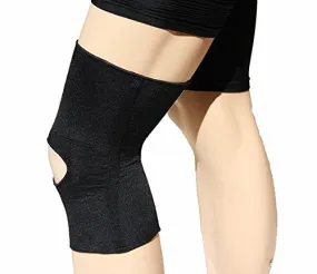 Compressive Knit Elastic Knee Sleeve with Dual Stays