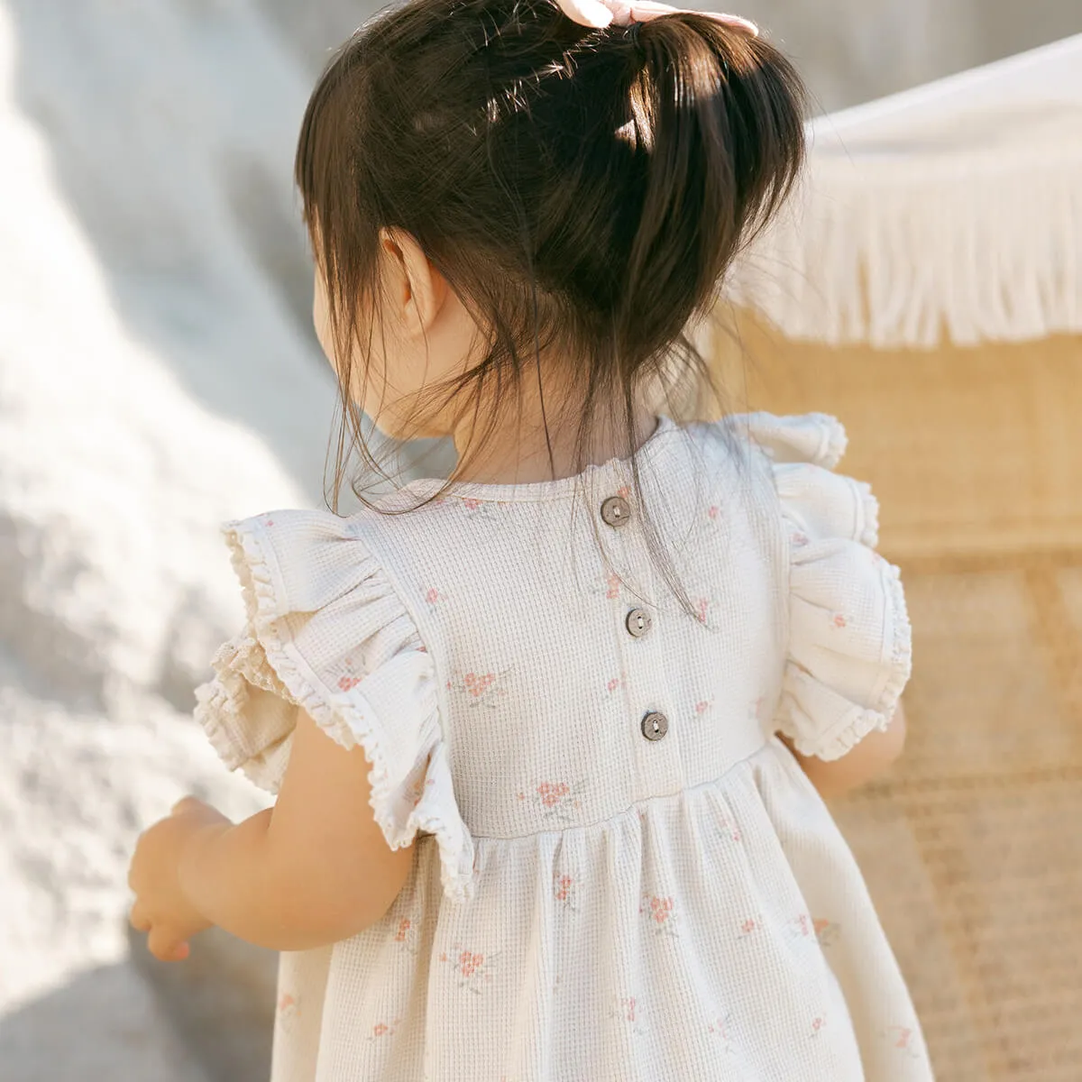 Daisy Dress in Vintage Rose by Quincy Mae