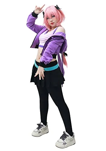 DAZCOS Womens Astolfo Memories of Trifas Cosplay Costume (Large)