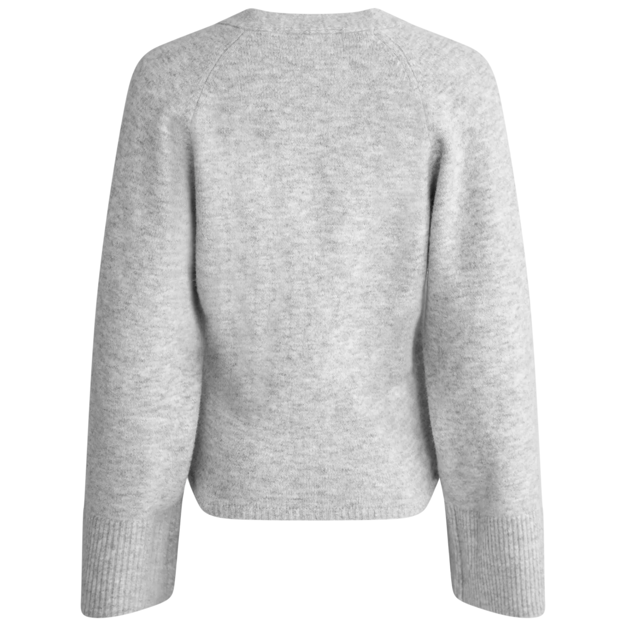 Elisabeth Knit Cardigan - Light Grey Melange