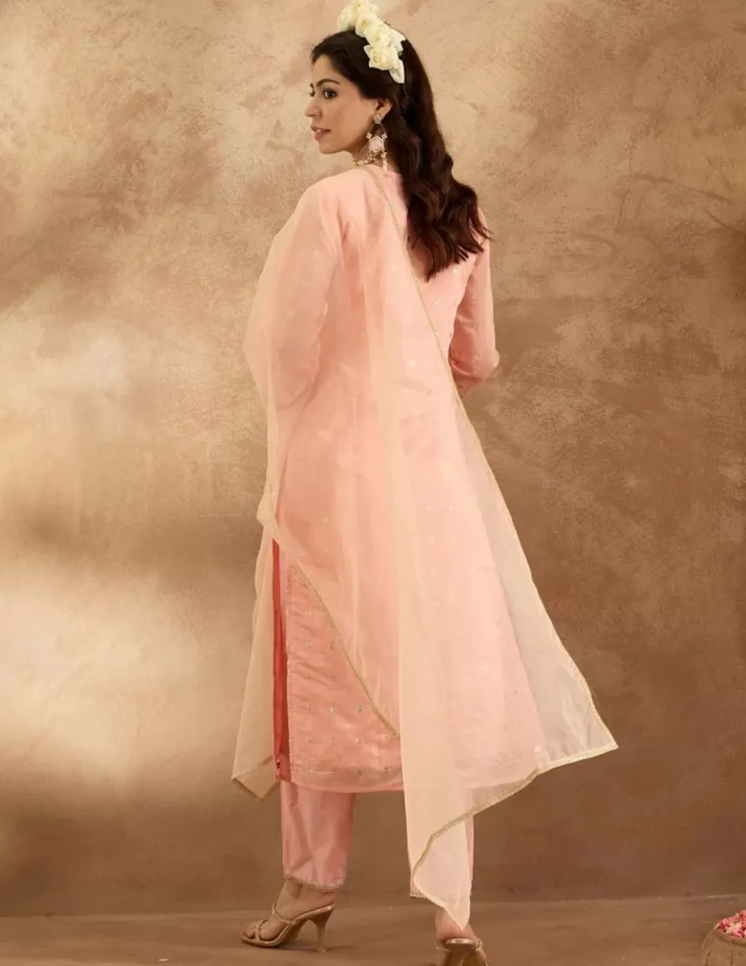Floral Embroidered Kurta Set