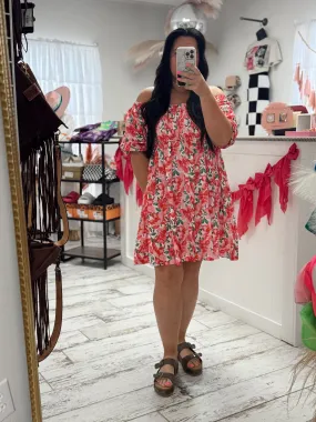 Floral Smocked Baby Doll Dress
