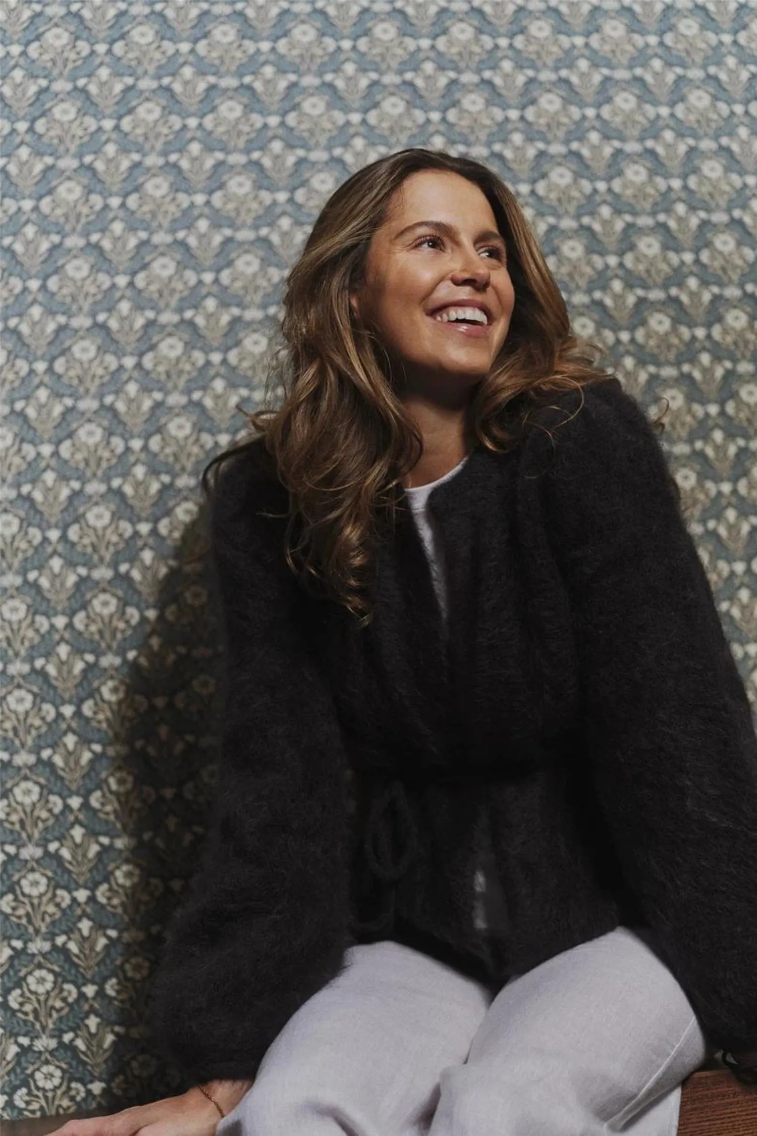 Fredrikke Chunky Cardigan Dark Navy