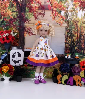 Halloween Bakery - dress with boots for Ruby Red Fashion Friends doll