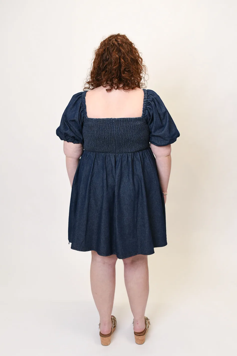 Hello Darling Denim Mini Dress