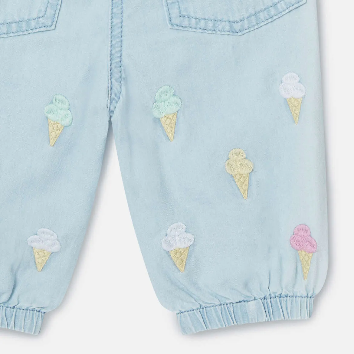 Ice Cream Embroidered Joggers