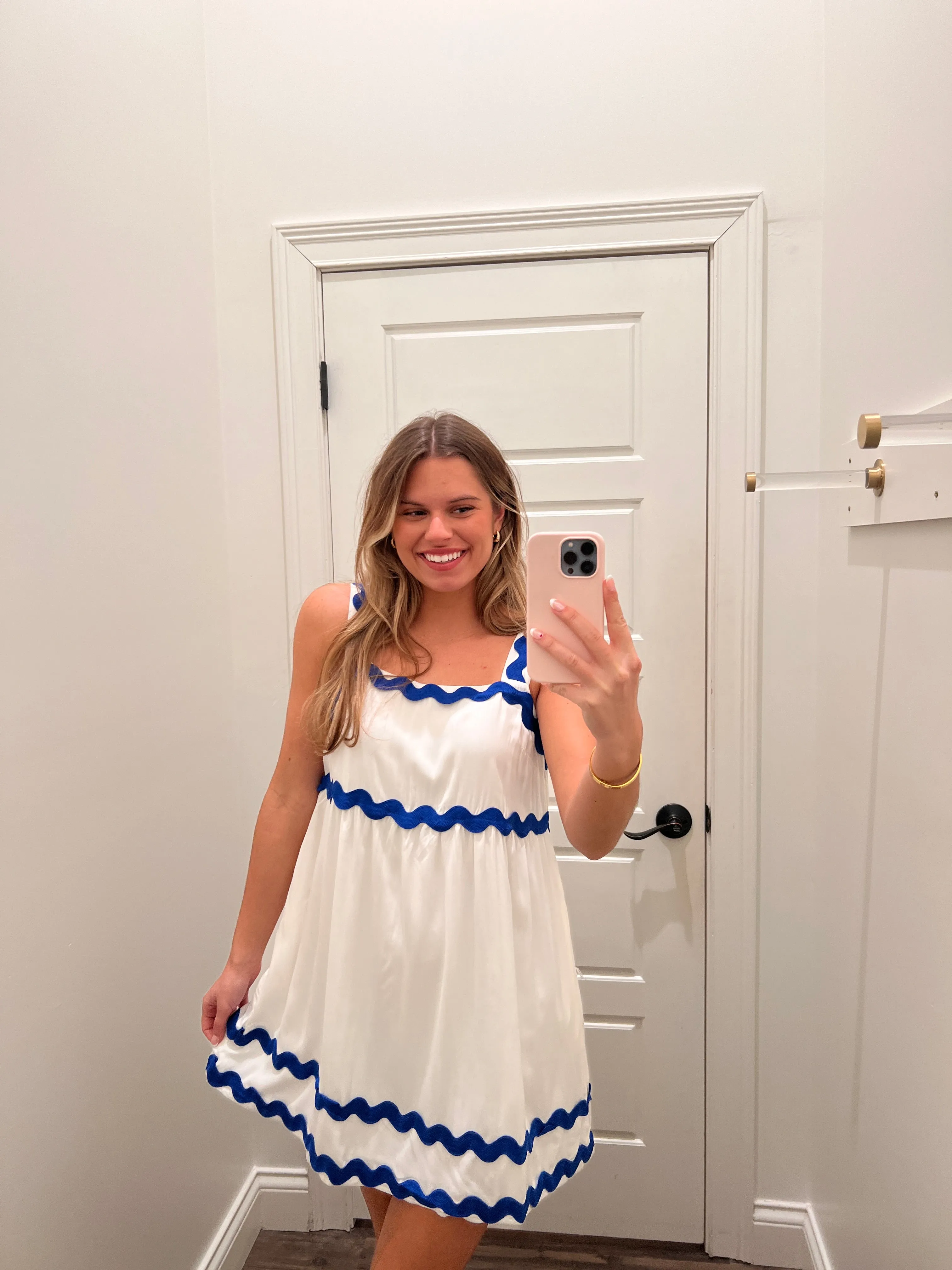 Jet Stream Blue/White Dress
