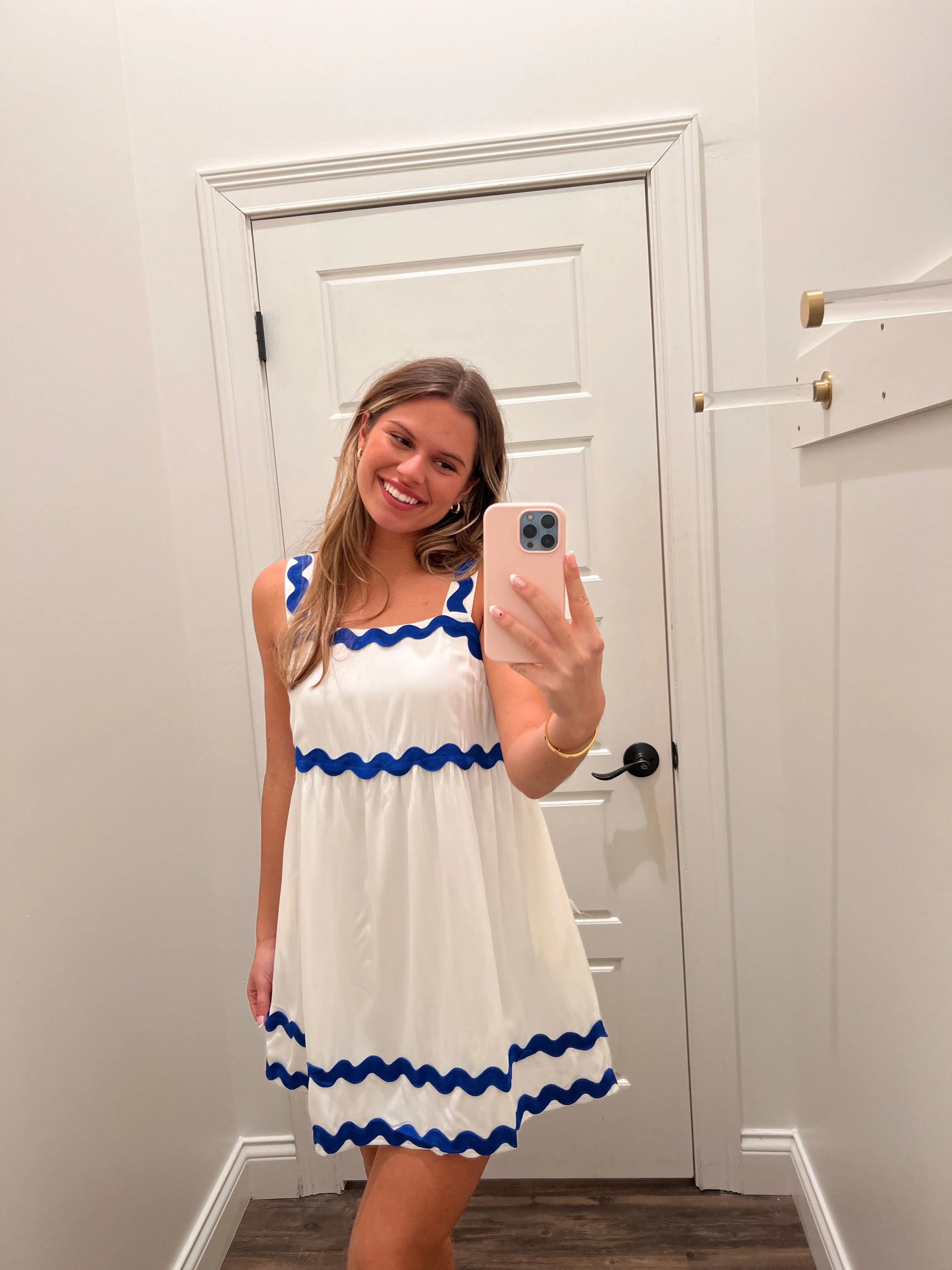 Jet Stream Blue/White Dress