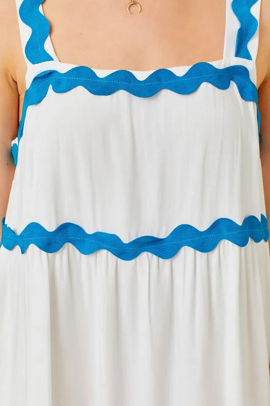 Jet Stream Blue/White Dress