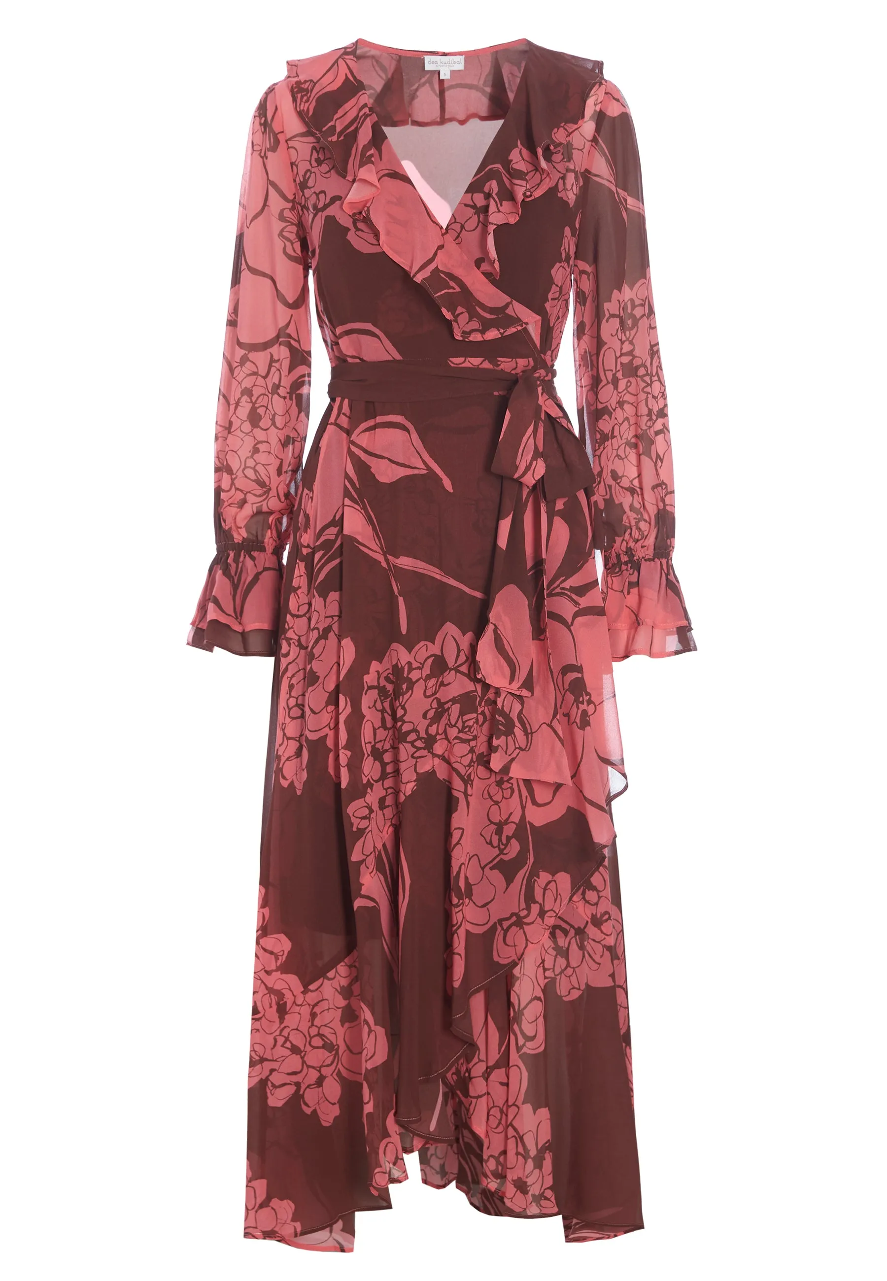 JOSEFINA-Big Floral Raspberry