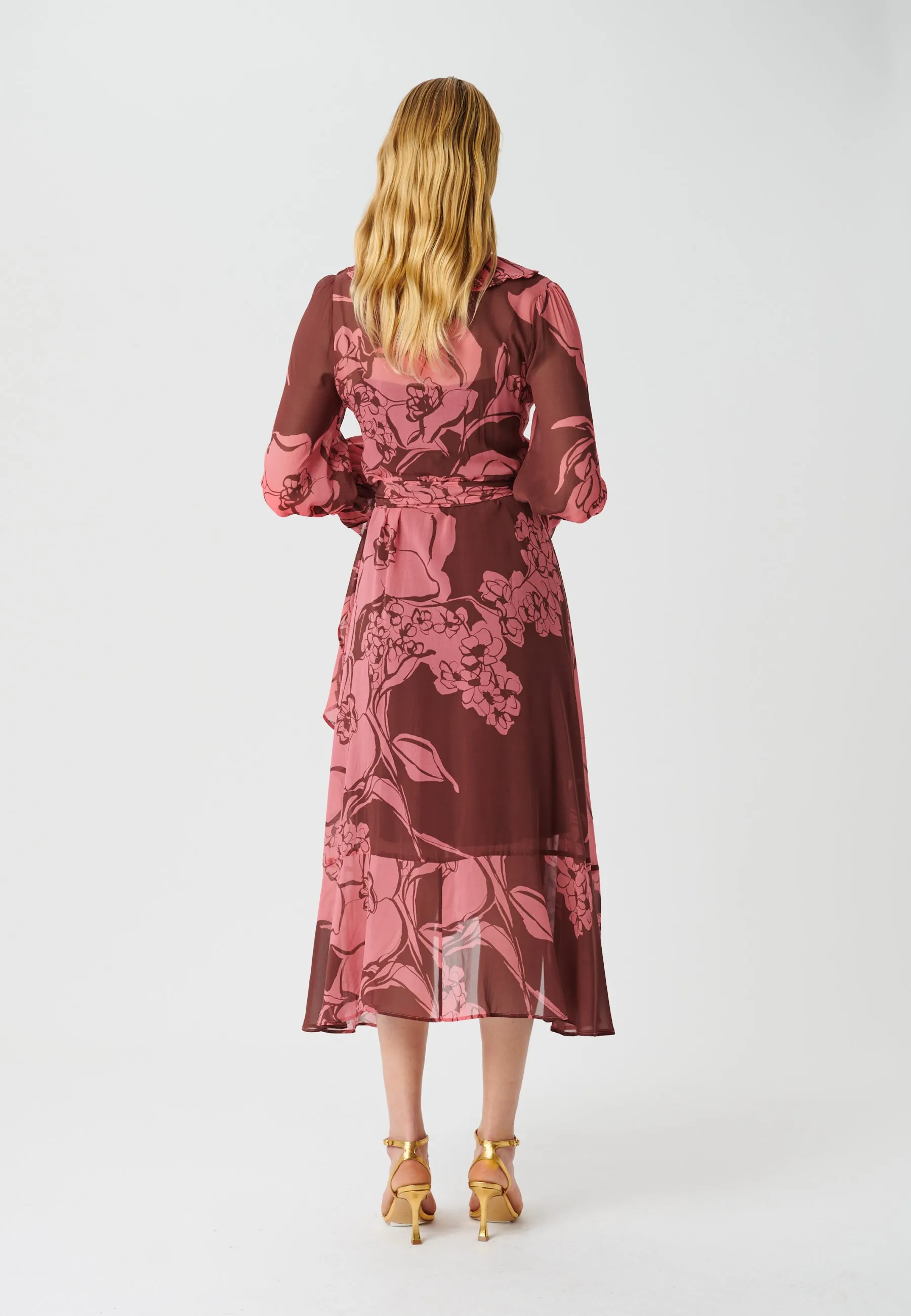 JOSEFINA-Big Floral Raspberry
