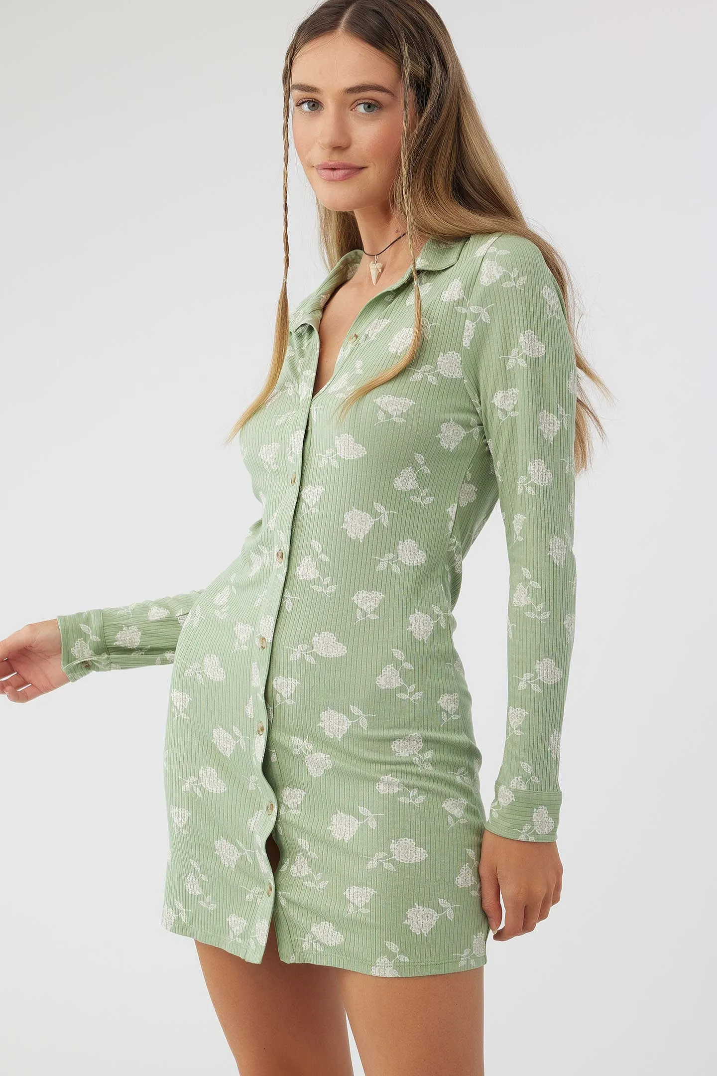 JULIETTE BUTTON FRONT KNIT DRESS