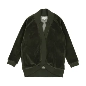 Kin Kin Smokey Olive Raglan Cardigan