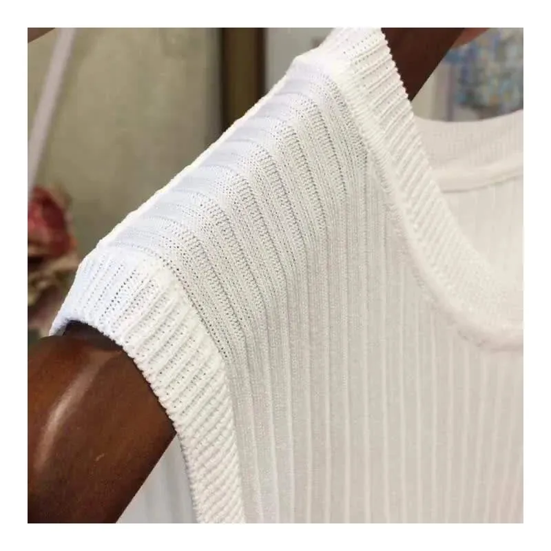 Knitted Sleeveless Vest
