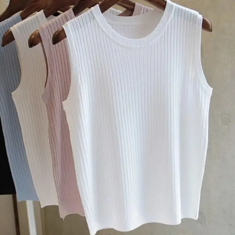 Knitted Sleeveless Vest
