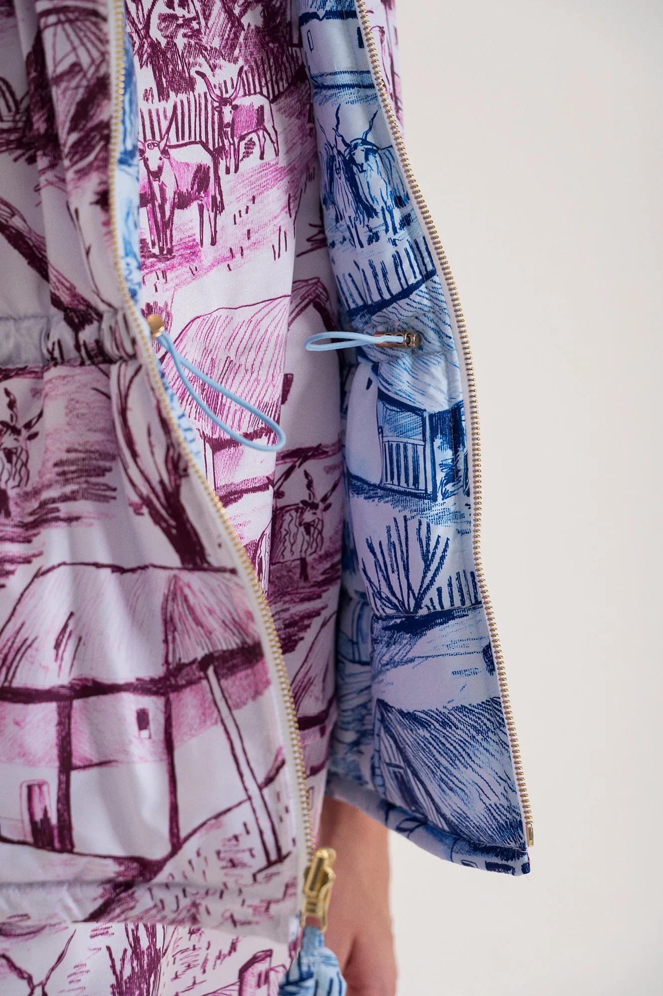 LOCA reversible vest 'Farm'